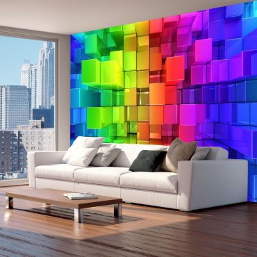 Self-adhesive photo wallpaper - Color jigsaw