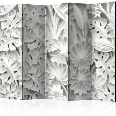 Partition with 5 sections - Alabaster Garden II II [Room Dividers]