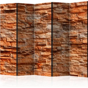 5-part divider - Orange Stone II [Room Dividers]