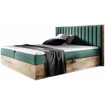 Upholstered bed Wood 4