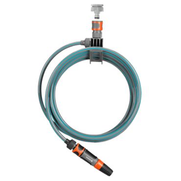 Spiral hose set Gardena City Gardening 7,5m set with nozzle and OGS connectors