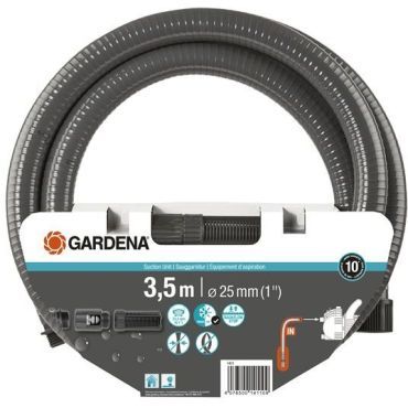 Suction hose Gardena σετ with filter 25mm 3,5m