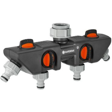 4 Channel Water Distributor Gardena set with OGS connectors