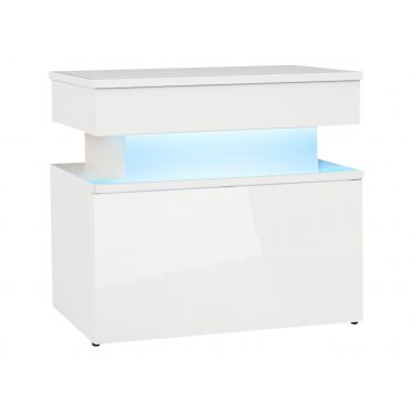 Bedside table Glossa 1S with LED