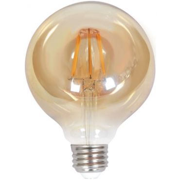 Lamp LED Filament InLight E27 G125 10W 2200K Amber