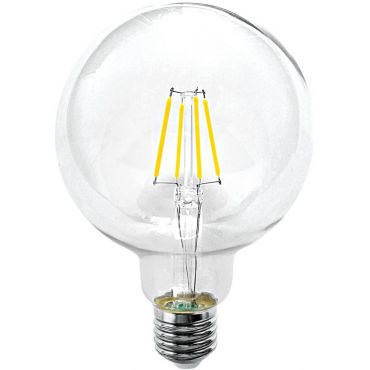 Lamp LED Filament InLight E27 G95 12W 4000K