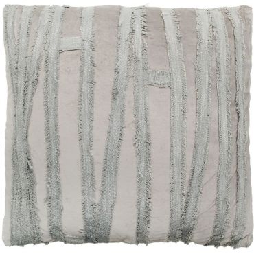 Decorative pillow Silver Stripes