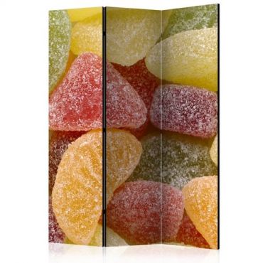 3-part divider - Tasty fruit jellies [Room Dividers]