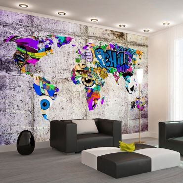 Self-adhesive photo wallpaper - Across Colorful World