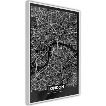Αφίσα - City Map: London (Dark)