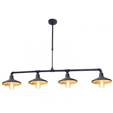 Hanging ceiling light Pipe 4lamps