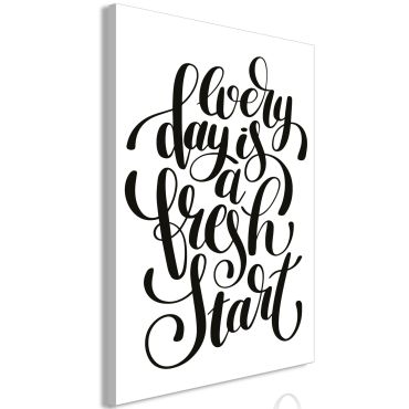 Table - Every Day Is a Fresh Start (1 Part) Vertical