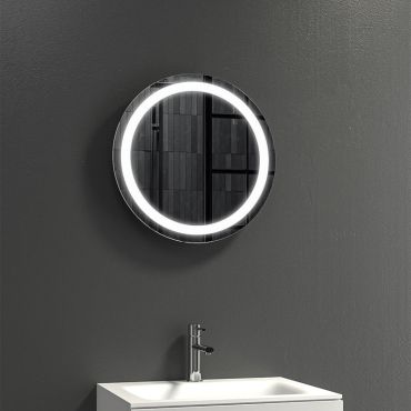 Mirror with hidden LED lighting & cabinet KARAG C II