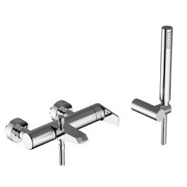 Bathroom faucet Teorema Velvet with hand shower