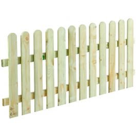 Wooden fence Noris with smooth surface