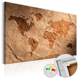 Decorative Pinboard - Paper Map [Cork Map]