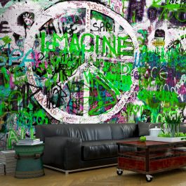 Wallpaper - Green Graffiti