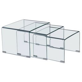 Set of coffee tables Glasser Clear