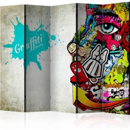 Partition with 5 sections - Graffiti beauty II [Room Dividers]