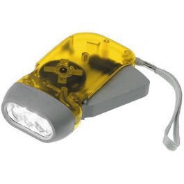 3 LED flashlight with dynamo