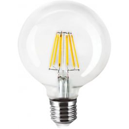 Lamp LED Filament InLight E27 G95 8W 2700K Dimmable