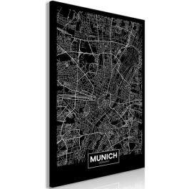 Table - Dark Map of Munich (1 Part) Vertical