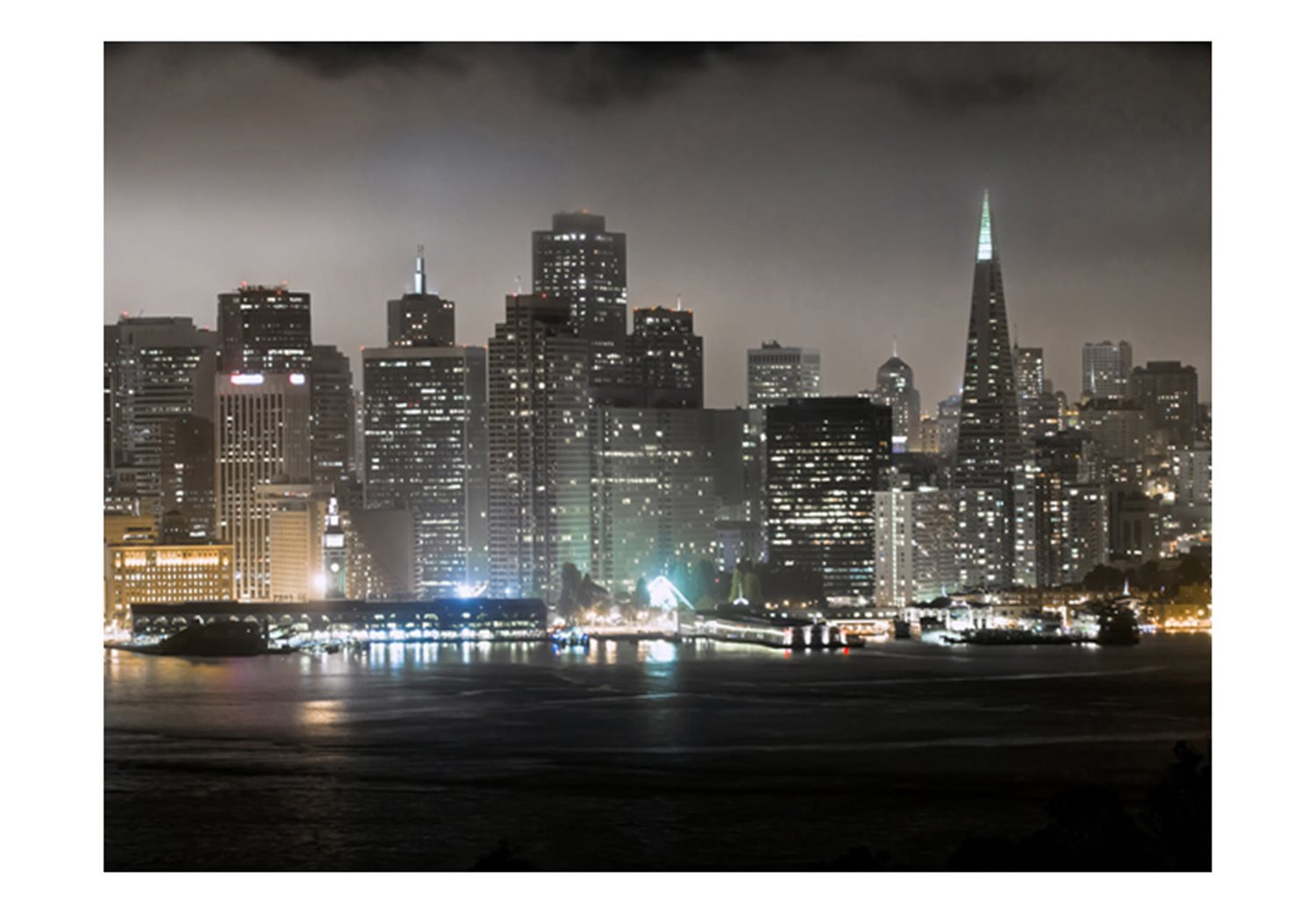 Φωτοταπετσαρία - San Francisco by night 450x270 φωτογραφία